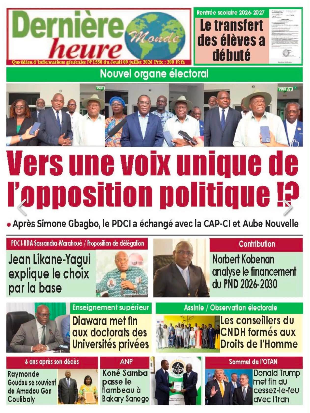 Dernière Heure Monde