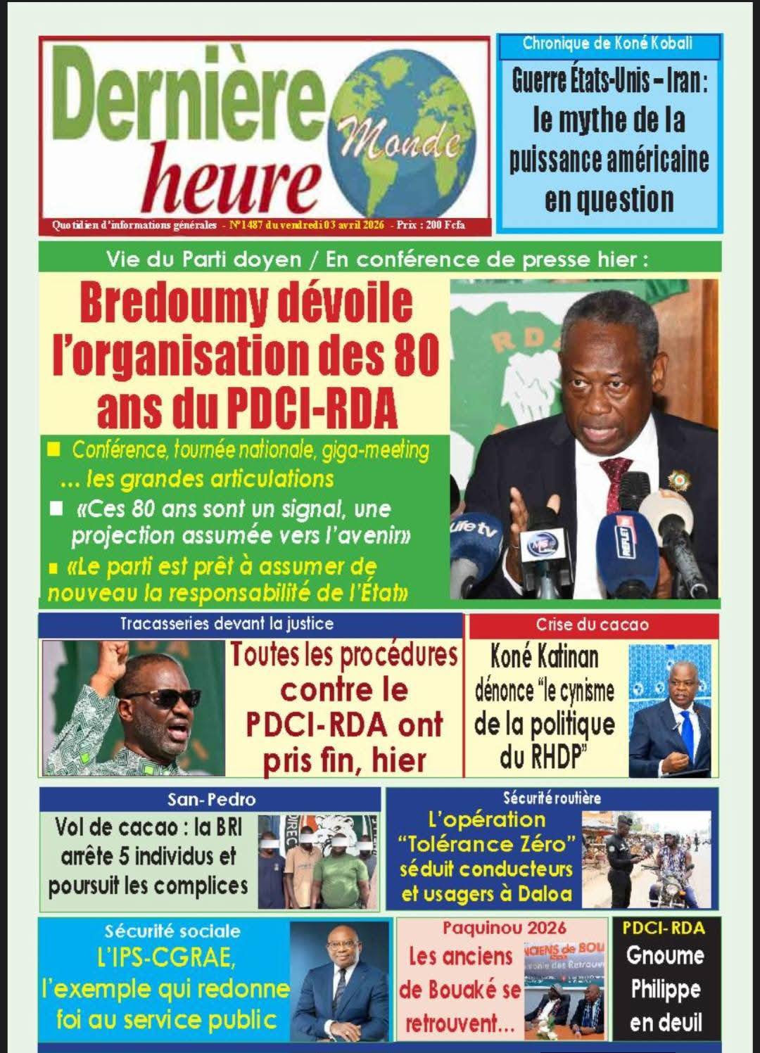 Dernière Heure Monde
