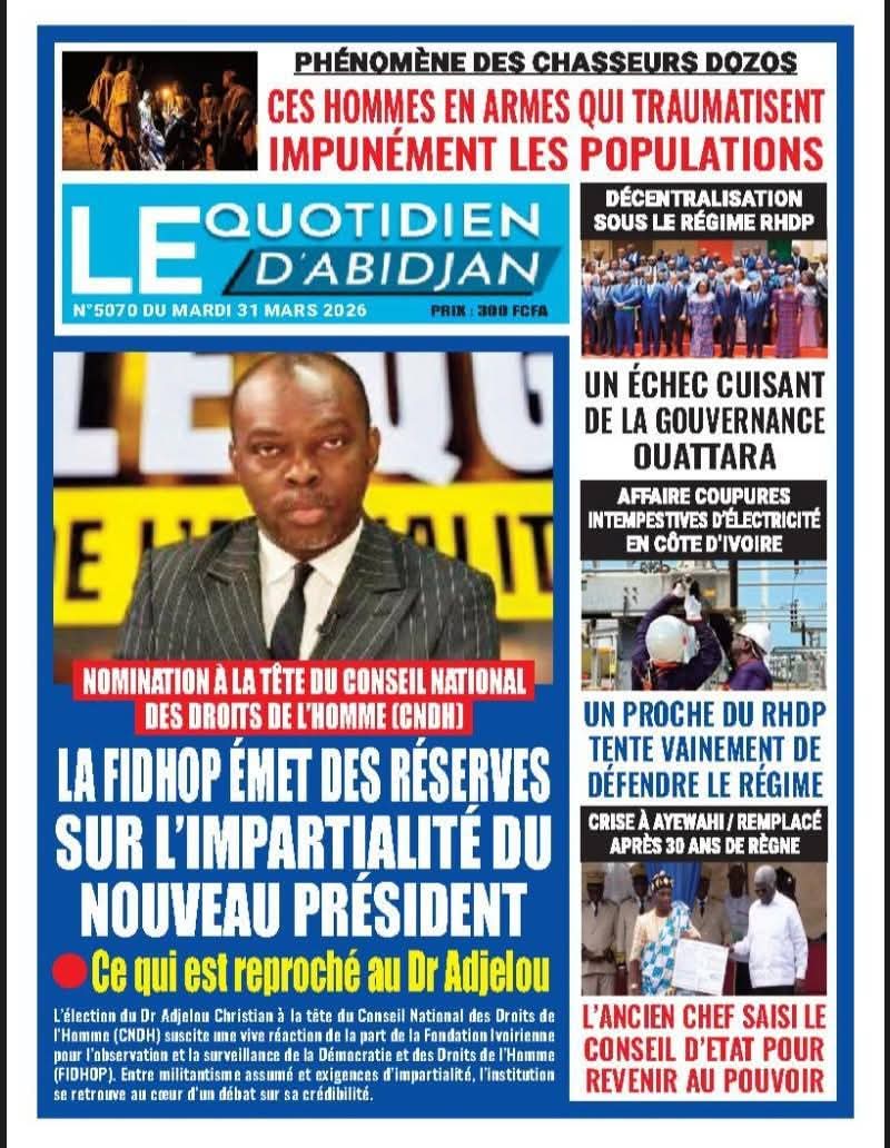 Le quotidien d'Abidjan